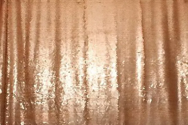 champagne sequin backdrop