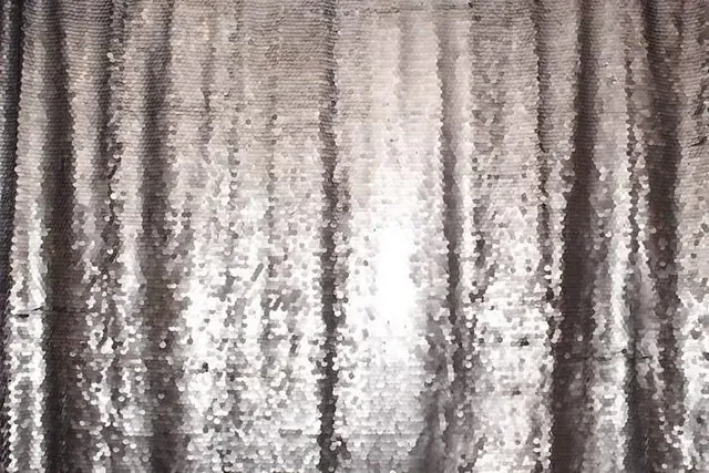 silver sequin backdrop